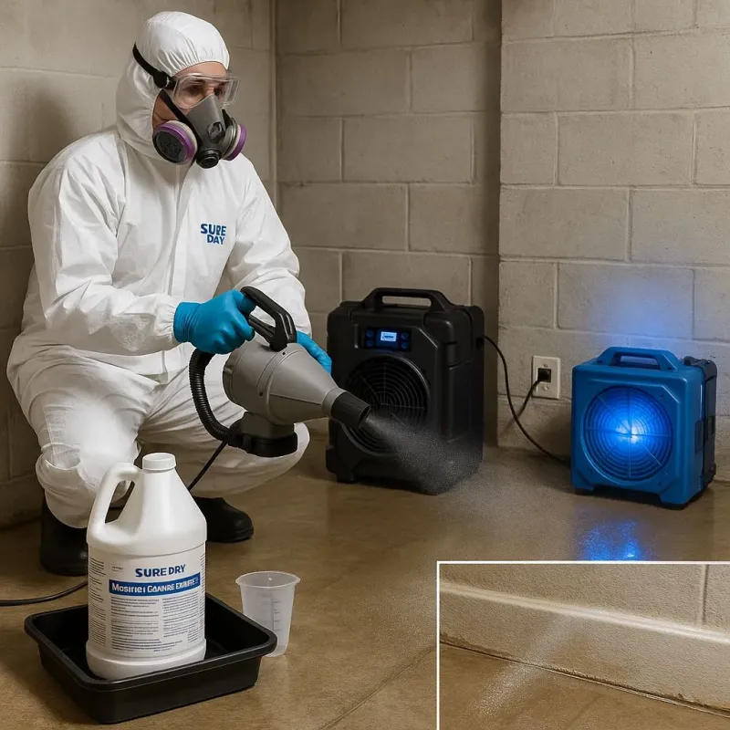 Sanitization and Odor Removal process in Trumbull, CT